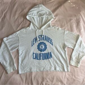 Levi Strauss White Hoodie - Size Small